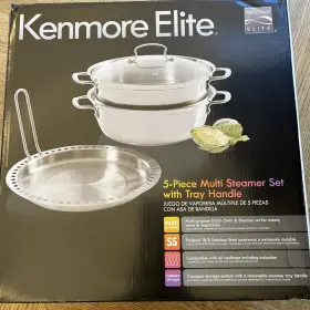 82922.05 Kenmore Elite Devon Heavy Gauge Stainless Steel Tri-ply Induction 5-piece Set