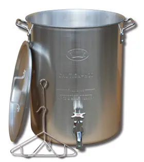 30pksp King Kooker 798527547480 30-quart Aluminum Stock Pot