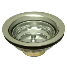 4-.389 Kingston Brass K111 Stainless Steel Kitchen Basket Strainer- - D Inch