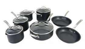 Kirkland Signature 711181802412 12 Piece Hard Anodized Cookware Set / Pre-owned