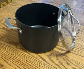 Fa13 Kirkland Signature 8 Quart Nonstick Anodized Stockpot And Stainless Lid Euc