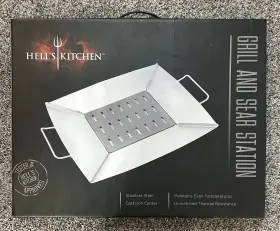 Kitchen 849808002874 Hells Stainless Steel Cast Iron Center Grill And Sear Station New In Box