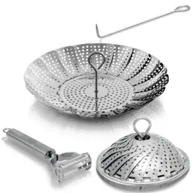 Kitchen Deluxe 646437210928 Veggie Steamer Basket - Large Fits Instant Pot Pressure Cook