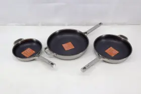 Pan.3tapbdl.cbb.chr Kitchen Our Place Titanium Always Pan Pro Set Of 3- Mini Large