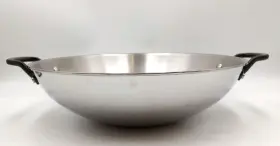 30008 Kitchenaid Used - 5-ply Stainless Steel 15 Inch Stir Fry/wok