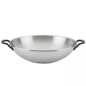Kitchenaid 726084826380 5-ply Clad 15 Inch Polished Stainless Steel Wok