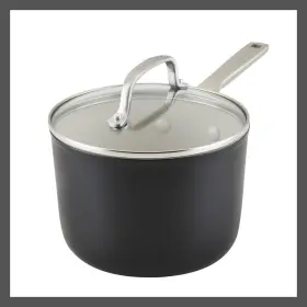 92175864 Kitchenaid 3 Quart Hard Anodized Ceramic Nonstick Cookware Sauce Pan With Lid Matte