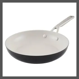 92175870 Kitchenaid 10 Inch Hard Anodized Ceramic Nonstick Frying Pan Matte Black Hand Wash