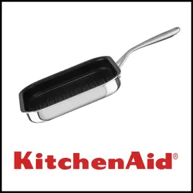 Kc2t10nrst Kitchenaid Pro Professional Stainless Steel 10 Inch X Square Grill Pan New