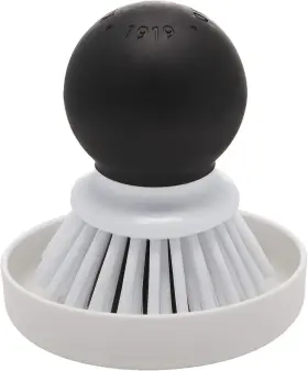 Ke195osba Kitchenaid Palm Brush With Dish Tray To Keep Countertops Dry And Clean Durable Nylon