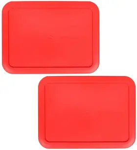 Klare Ware 657472361964 6 Cup Rectangle Lids/covers For Pyrex Anchor Hocking And Klareware Storage Bow
