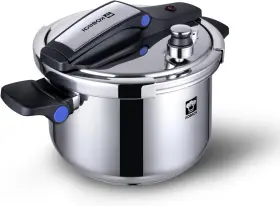 Kys-24b31k Kobach 8 Quart Stainless Steel Pressure Cooker 9.5 In - Cook 70% Faster