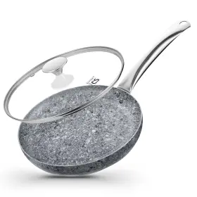 Koch Systeme Cs 886268773722 Frying Pan With Lid 8 Inch Nonstick Granite Coa
