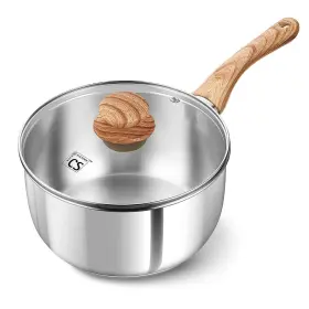 Koch Systeme Cs 897119273779 1 Quart Saucepan With Lid Stainless Steel Heat-resistant Ba