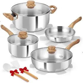 Bc101985-003e Koch Systeme Cs Stainless Steel Pots And Pans Set Professional 18/10 Cookware P