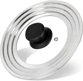 Komokeru 445039890827 Universal Stainless Steel Lid For 6-8 Inch Pots And Pans Replacement Cover