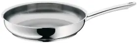 0794649991 Komqi Wmf Frying Pan Uncoated 24cm Profi Made In Germany Pouring Rim Stainless Steel