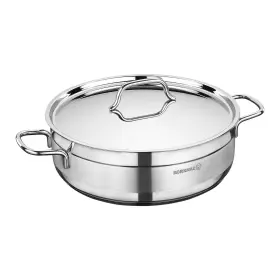 Korkmaz 691607010305 Alfa 2 Piece 7 Liter Stainless Steel Low Casserole Dish With Lid