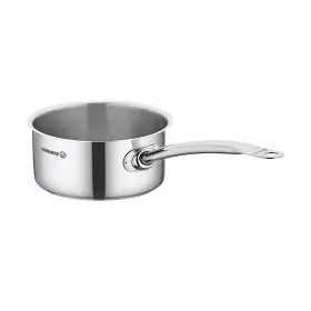 Korkmaz 691607027013 Gastro Proline 1.9 Liter Stainless Steel Saucepan In Silver