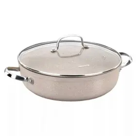 A1854 Korkmaz Granita Aluminum 2.5l Non-stick Low Casserole Dish High Heat Conduction