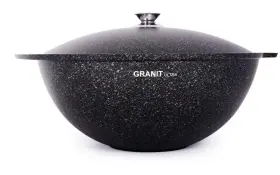 Kz60 Kukmara New 7l Ultra Granit Non-stick Aluminium Kazan Pot With Lid