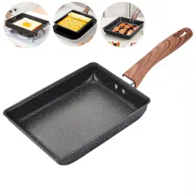 Lchkrep 670494544344 Japanese Omelette Pan-tamagoyaki Nonstick Pan-square Pan -egg Roll Pan-rectangle