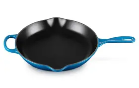 Le Creuset 024147231240 Enameled Cast Iron 10.25 Inch Skillet Marseille New