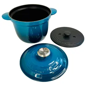 22110016200041 Le Creuset Rice Pot Enameled Cast Iron 2.25 Quart 18cm Marseille With Inner Lid Htf