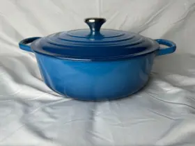 22306 Le Creuset Enameled Cast Iron Signature Risotto Pot 6.75 Quart #30 Marseille