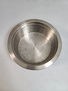 Le Creuset 630870033824 #26 Stainless Steel Deep Steamer Insert For 26cm 5.5 Quart Dutch Oven