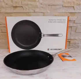 Le Creuset 630870131377 Tri-ply Stainless Steel Nonstick 12-inch Frying Pan - New