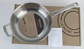 Le Creuset 630870355995 3-ply Stainless Steel 11 Inch Frying Pan With Helper Handle