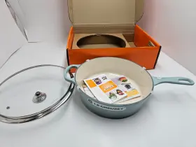 72255 Le Creuset Signature Cassadou 10-1/4 In 3.6l 3-3/4 Us Quart Round Sea Salt