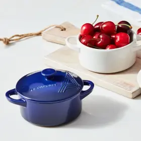 Le Creuset 843251158317 Eiffel Tower Mini Cocotte Indigo 8oz 250ml New In Box