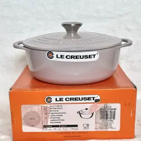 L2545-222ss Le Creuset Cast Iron 2.75 Quart Round Dutch Oven Bis Cocotte Color Shallot - New