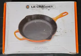 Ls2024-3059 Le Creuset Signature Cast Iron 11.75 Inch Skillet Marseille Blue - New