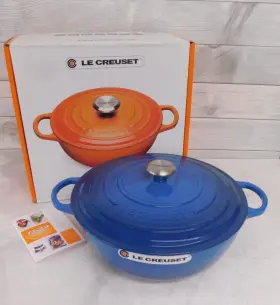 Ls2514-3259ss Le Creuset Signature Cast Iron 7.5 Quart Chefs Oven Marseille - New