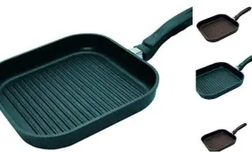 97588 Leuble Inc./elo Rubicast Cast Aluminum Kitchen Induction Cookware With 11 Inches Grill Pan