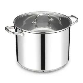 B0f5g6fh6l Lianyu Stainless Steel Large Stock Pot 16 Quart Heavy Duty Stockpot Glass Lid Deep