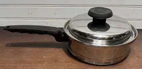 T304ccss Lifetime Usa 1 Quart Saucepan And Lid 12 Element Solar Cap