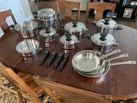 T304l Lifetime Stainless Steel 12 Layer Solar Cap Ss Cookware Set