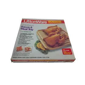 Littonware 036843050155 Microwave Oven Bacon And Meat Tray A5033 Vintage