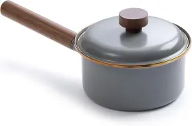 20235031002000 Living Enamel Saucepan - Steel Cooking Pot For The Kitchen And Camping Durable Sauc