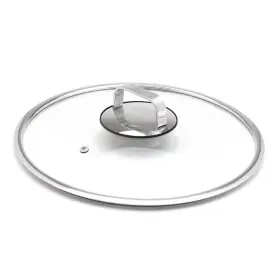 93408268 Livwell Brands Diamond Clad 14 Inch Tempered Glass Lid With Silicone Rim And