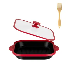 B0fhjy6m22 Lkicwah Microwave Grill Pan With Cover - Bacon Cooker Crisper And Grilled Cheese Maker M