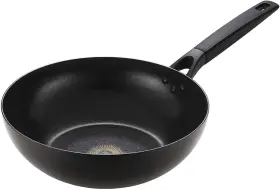 Locknlock 803733213646 Hard And Light Black Wok 13 Inch Cookware Anodized Aluminum Nonstick Coa