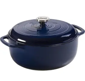 Lodge 075536450285 New 6 Quart Blue Cast Iron Enameled Dutch Oven 90 Retail