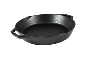 17l10skl Lodge 12 Inch Pre-seasoned Cast Iron Skillet - Dual Assist Black