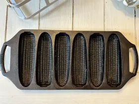 Bw6crn Lodge Seasoned Cast Iron Cornstick Pan
