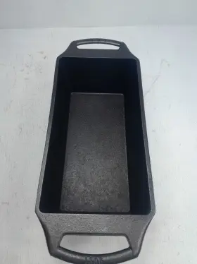 Bw8lp Lodge Cast Iron Meatloaf Loaf Pan Usa Made Cookware